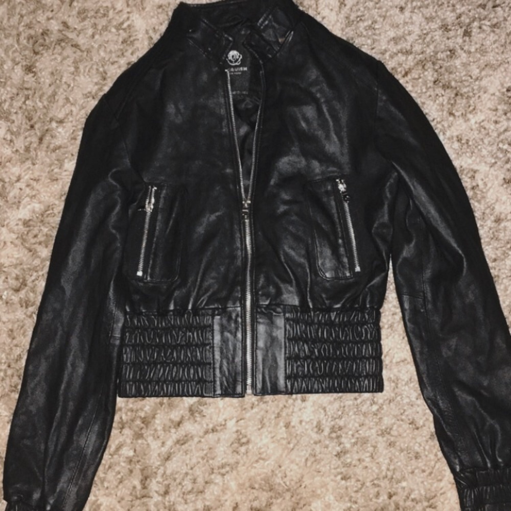 Leather jacket